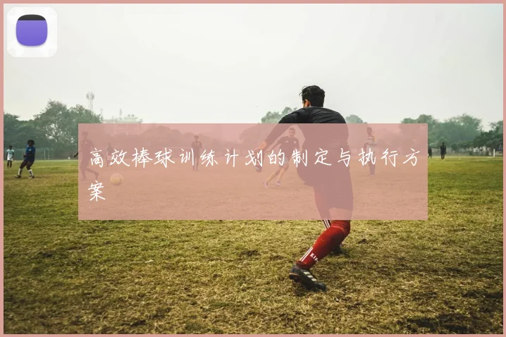 高效棒球训练计划的制定与执行方案
